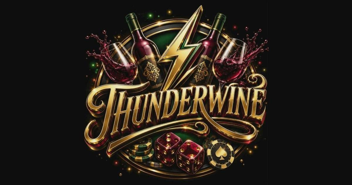 Thunder Wine Casino registration banner with players creating a new account